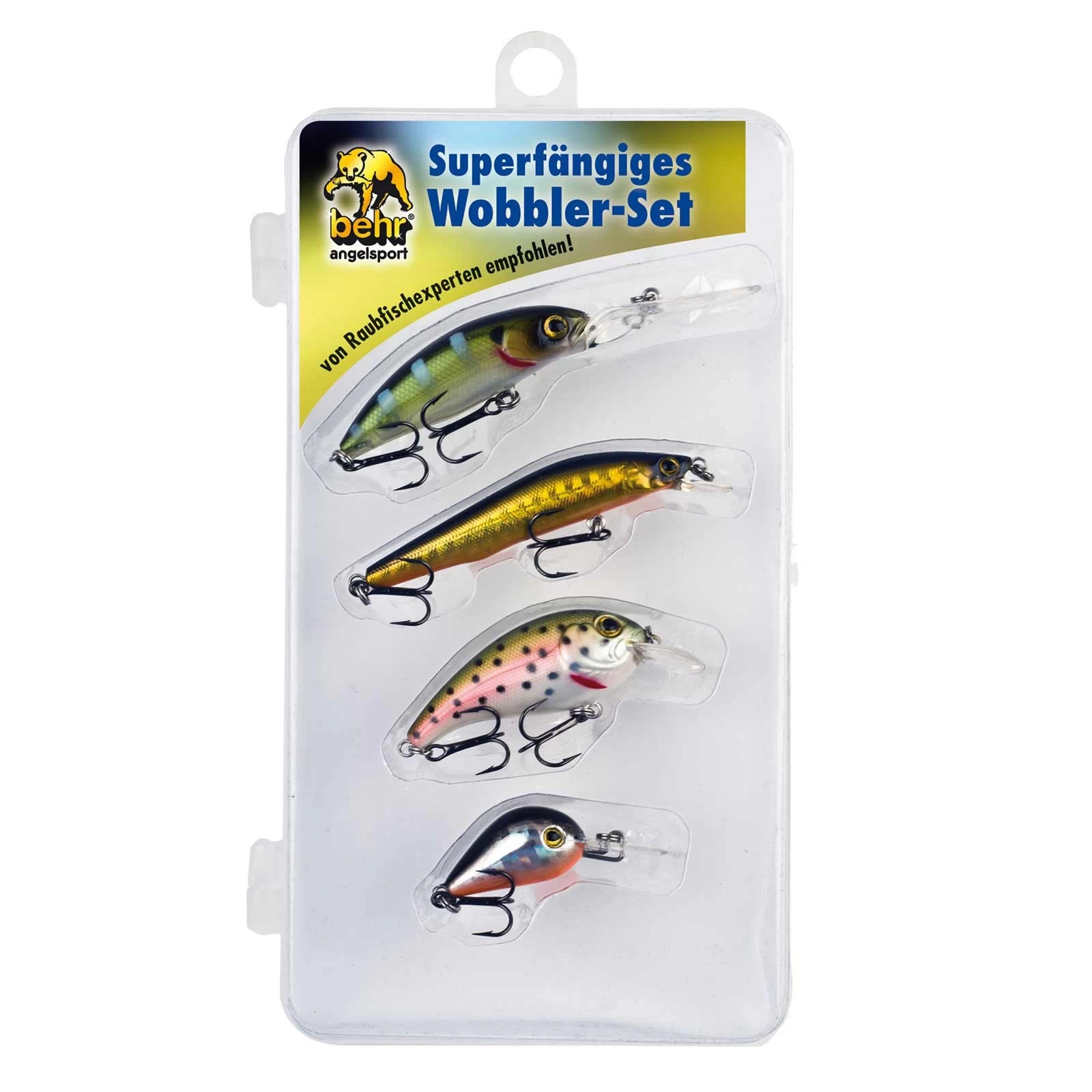 Behr Barsch Forelle 4 Stück Wobbler Set 3 Behr Barsch Forelle 4 Stück Wobbler Set