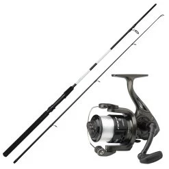 Angelset Komplett Profi - DAM Raubfischangeln Marken Combo Rute & Rolle & Schnur