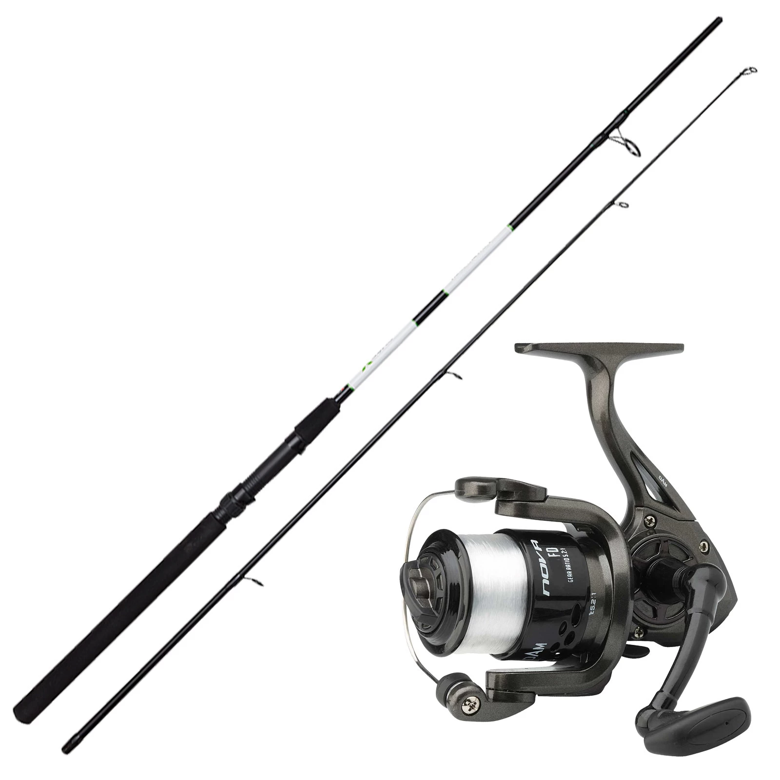 Angelset Komplett Profi - DAM Raubfischangeln Marken Combo Rute & Rolle & Schnur 3 Angelset Komplett Profi - DAM Raubfischangeln Marken Combo Rute & Rolle & Schnur