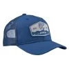 BKK Striped Bass Trucker Hat Cap 2 BKK Striped Bass Trucker Hat Cap -Sportfischen BKK Striped Bass Trucker Hat Navy Blue Cap