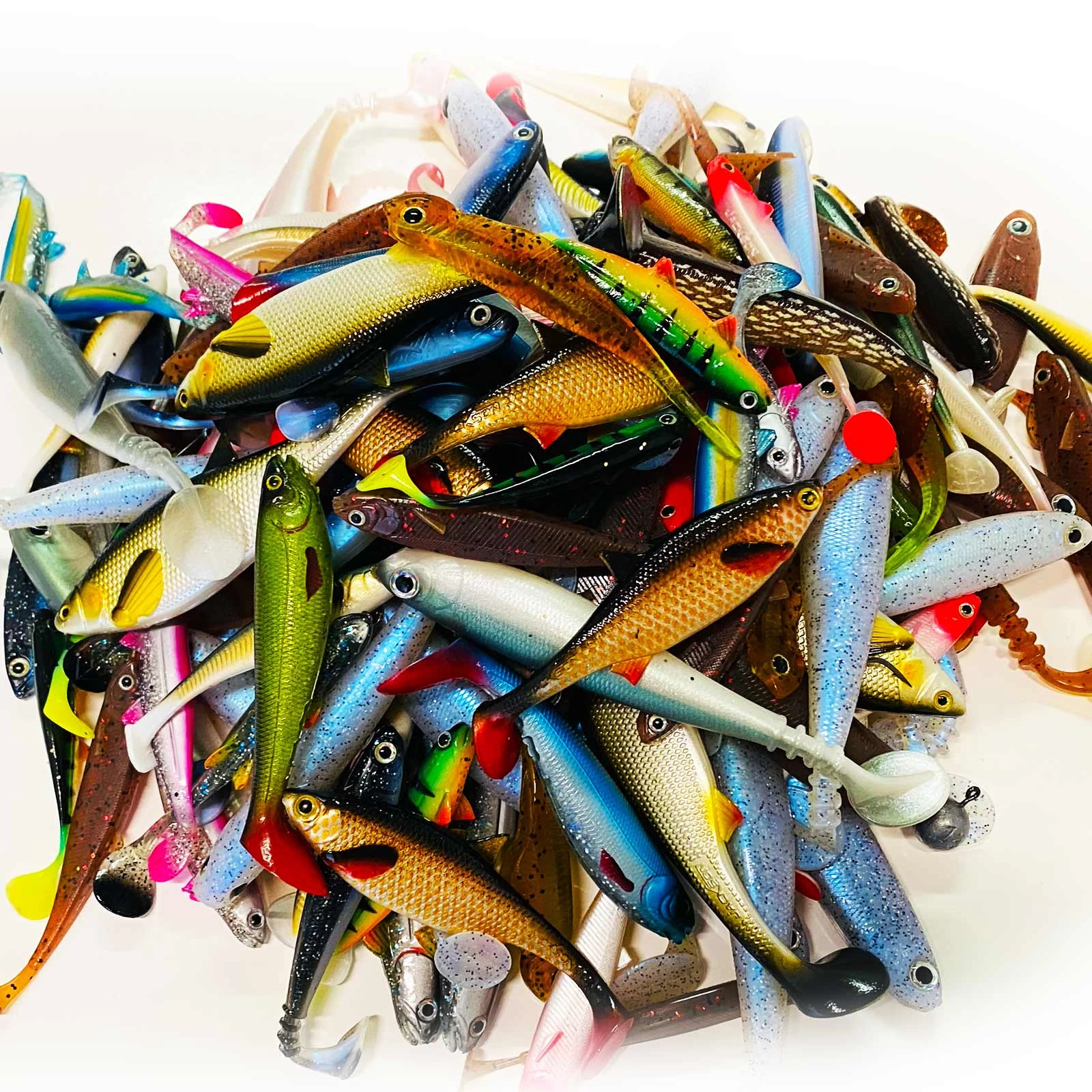 Jackson Big Pack Profi Zander Köder Angelset 8 Bis 14cm – Gummifisch Set – 150 Stück 4 Jackson Big Pack Profi Zander Köder Angelset 8 Bis 14cm – Gummifisch Set – 150 Stück - Image 2