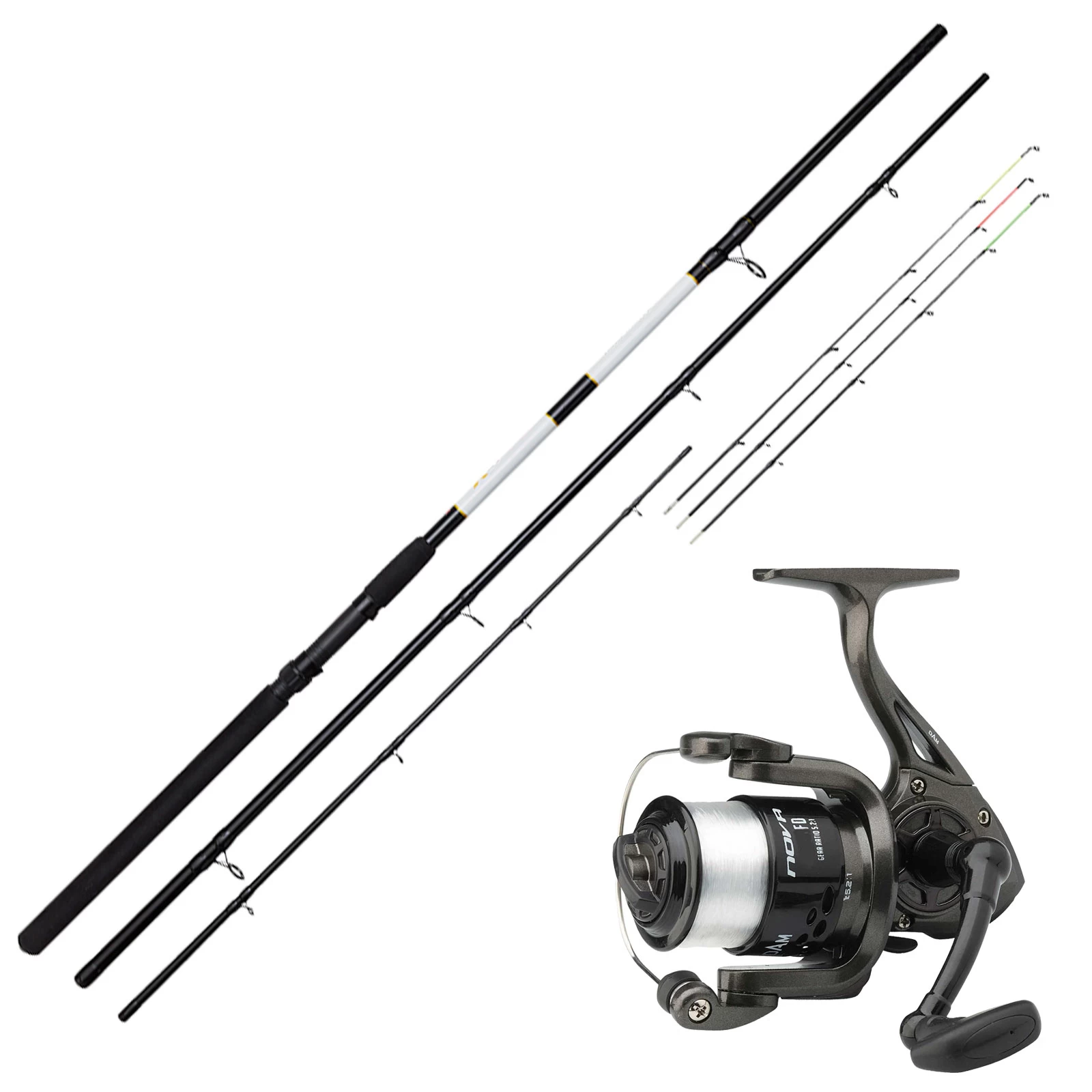 Dam Feederangeln Combo - Marken Komplett Feeder Angelset No2 Rute, Rolle, Schnur 3 Dam Feederangeln Combo - Marken Komplett Feeder Angelset No2 Rute, Rolle, Schnur