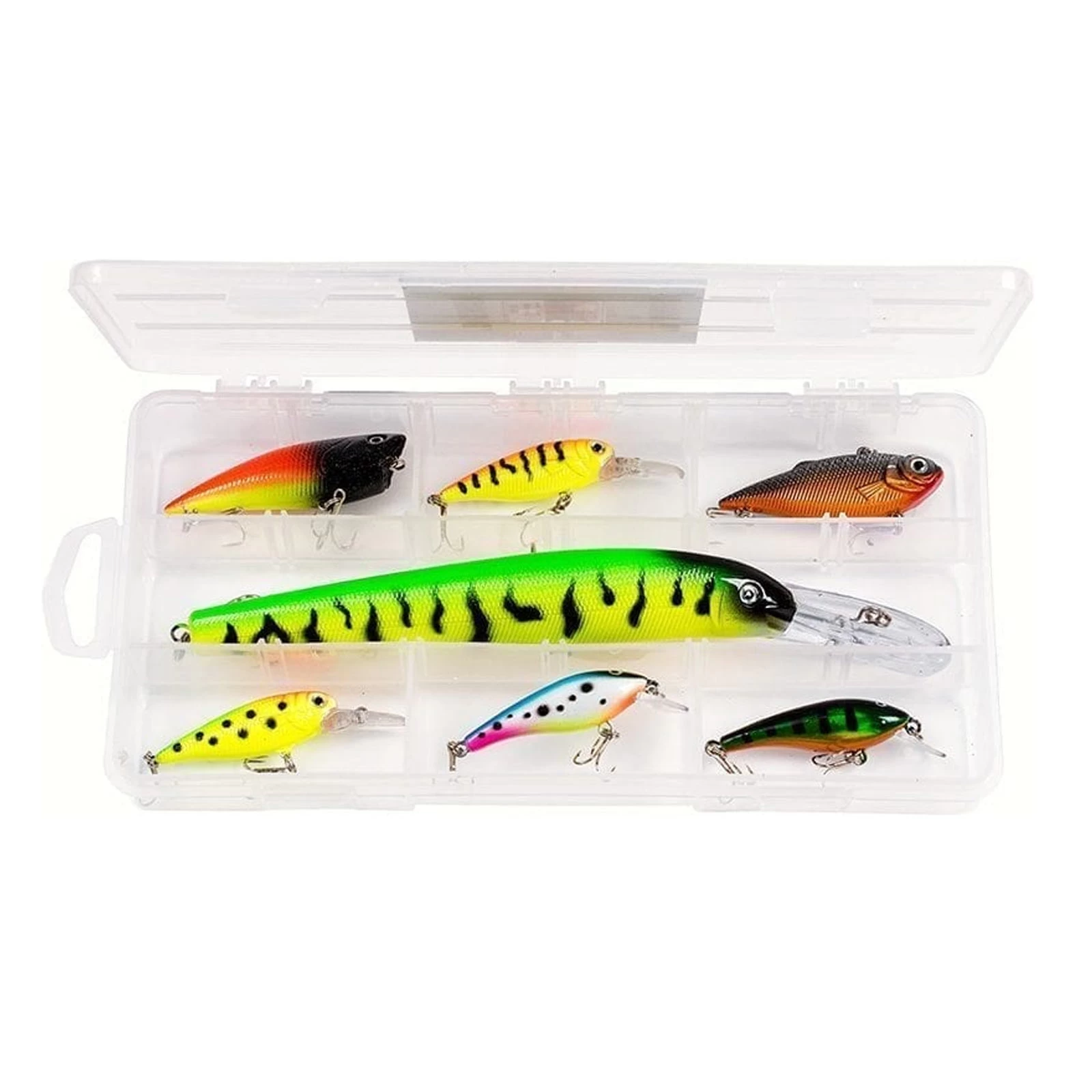 Fladen Premium Allround Wobbler Set Mit Box 7 Stück Angelset 3 Fladen Premium Allround Wobbler Set Mit Box 7 Stück Angelset