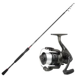 Forellenangeln Survival Combo - Marken Komplett Angelset Rute, Rolle, Schnur