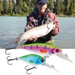 Jackson Profi Forellen-Wobbler Angelset 2 Kunstköder