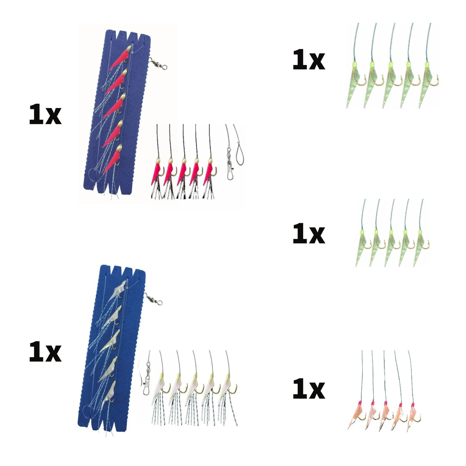 Angelset Hering Gr.L 8 Teile 1x Setzkescher 5x Vorfach 2x Blei 7 Angelset Hering Gr.L 8 Teile 1x Setzkescher 5x Vorfach 2x Blei – Bild 5