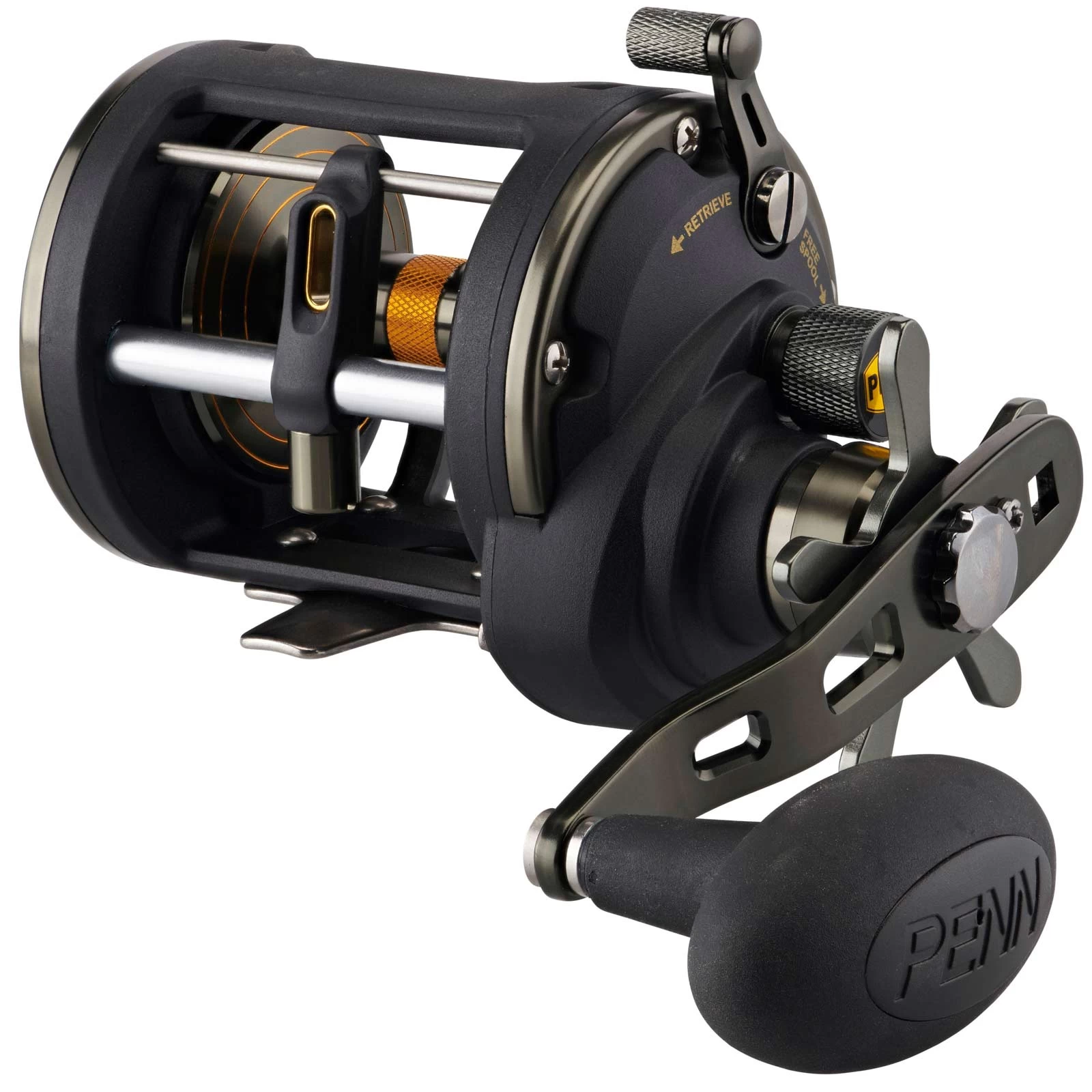 Penn Squall II Level Wind Reel Box Multirolle Linkshand 3 Penn Squall II Level Wind Reel Box Multirolle Linkshand