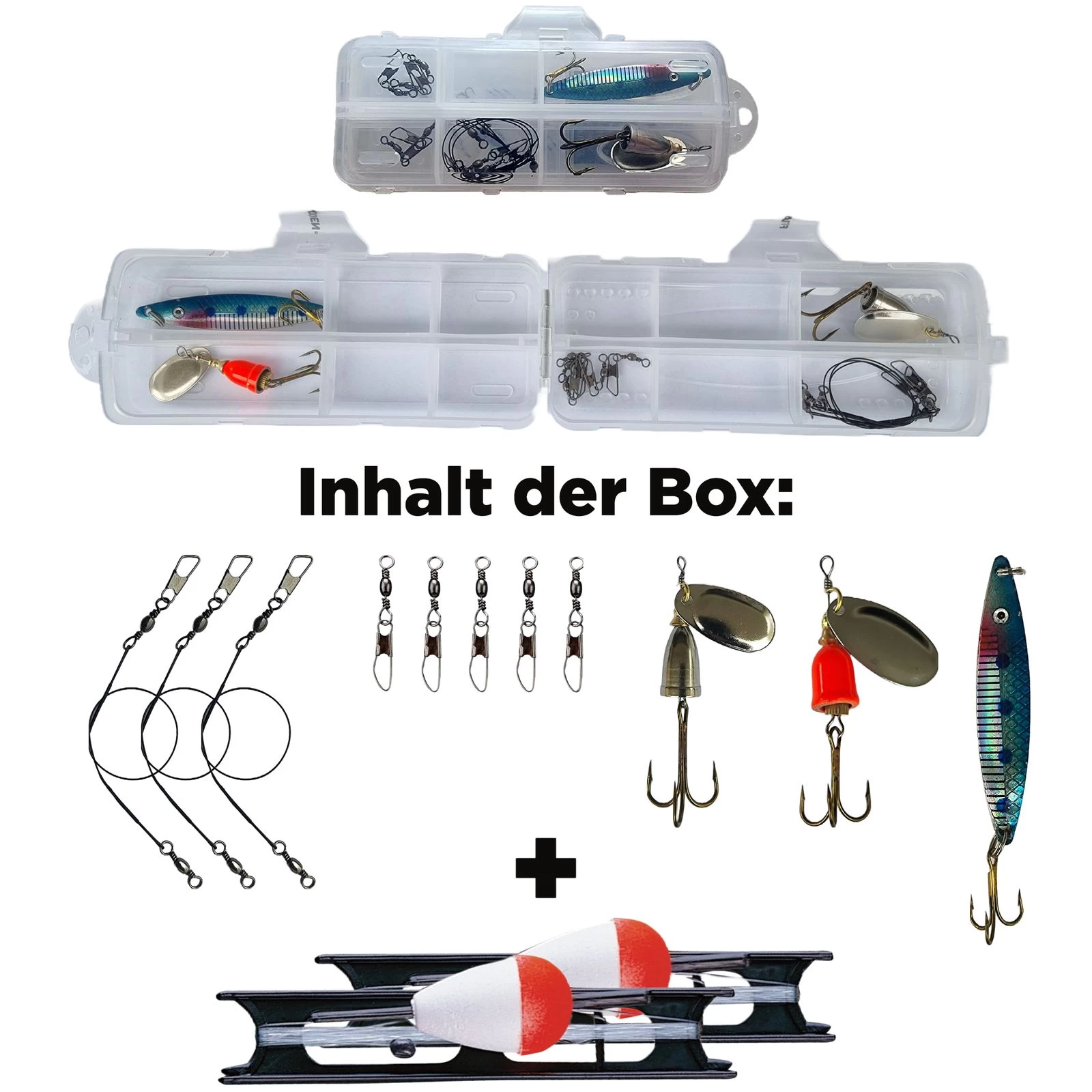 Vater & Sohn Angelset Komplett Combo Allround. 2x Rute 2x Rolle Schnur Zubehör 7 Vater & Sohn Angelset Komplett Combo Allround. 2x Rute 2x Rolle Schnur Zubehör – Bild 5