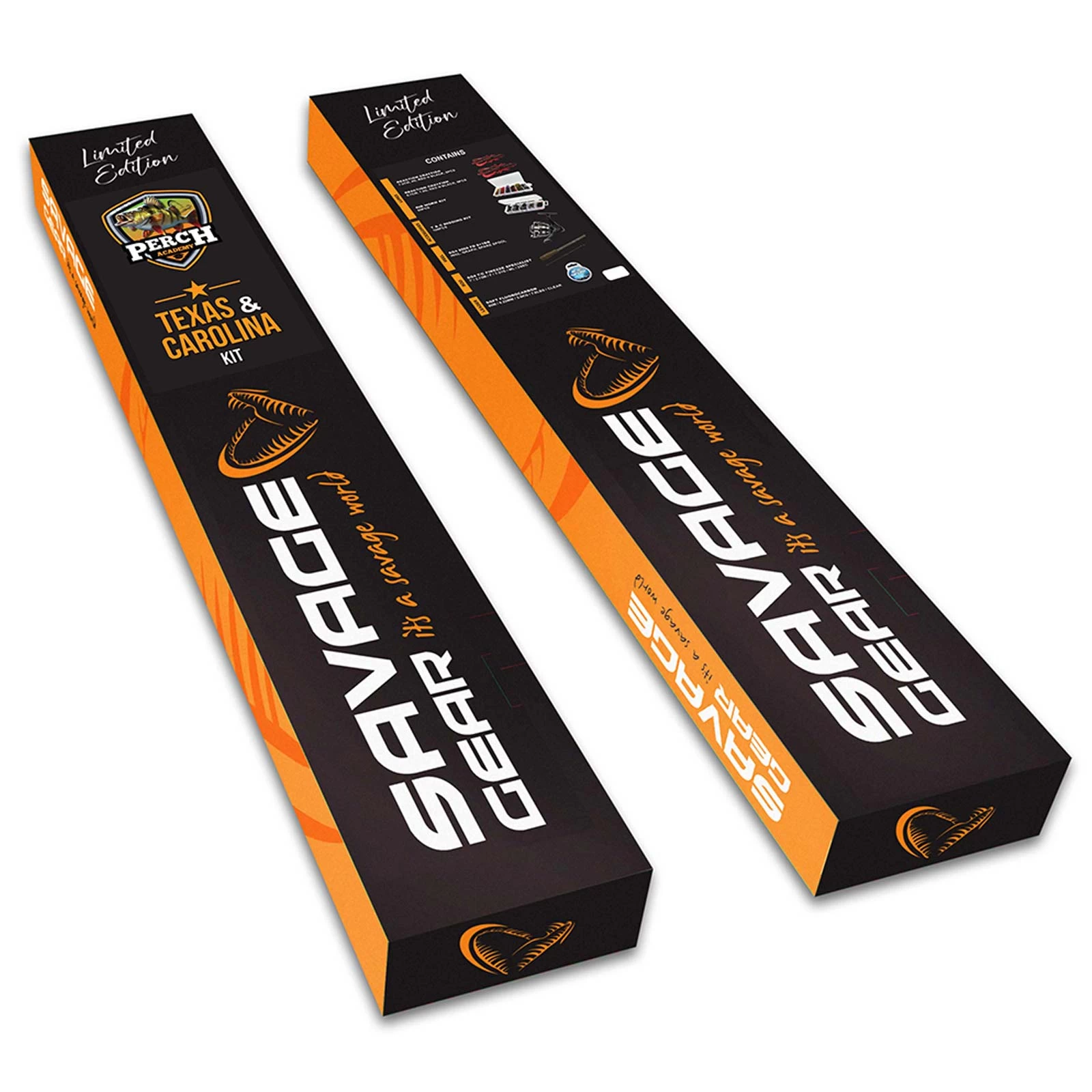 Savage Gear Perch Academy Kit#2 - Texas & Carolina Kit Angelset Komplettset 3 Savage Gear Perch Academy Kit#2 - Texas & Carolina Kit Angelset Komplettset