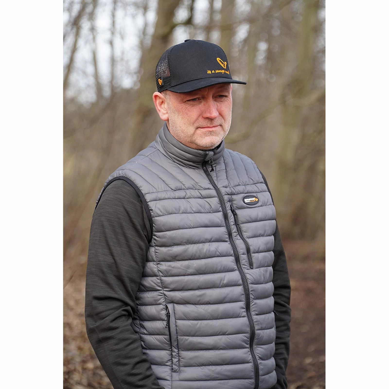 Savage Gear Ripple Quilt Vest Castlerock Grey Weste 6 Savage Gear Ripple Quilt Vest Castlerock Grey Weste - Image 4