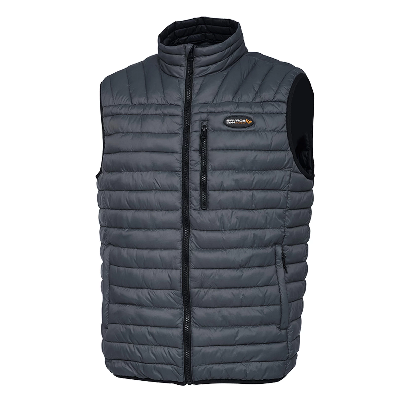 Savage Gear Ripple Quilt Vest Castlerock Grey Weste 3 Savage Gear Ripple Quilt Vest Castlerock Grey Weste