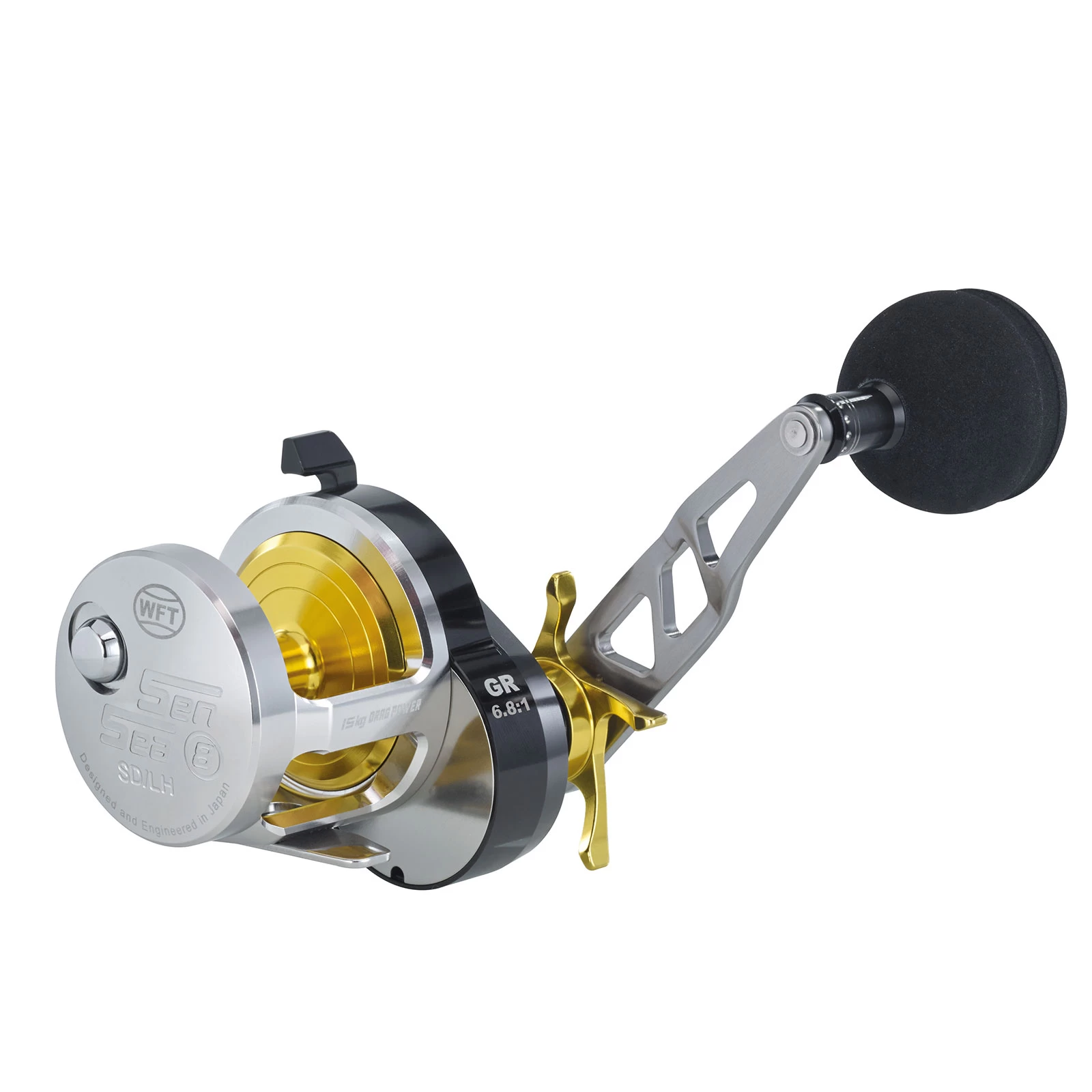 WFT WFT Sen Sea 8 SD LH 8+1 / 1:6.8 Multirolle Incl. Schnur 3 WFT WFT Sen Sea 8 SD LH 8+1 / 1:6.8 Multirolle Incl. Schnur