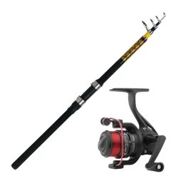 WFT Spro Wels Komplett Combo Angelset - WFT Rute 2,70 + Spro Rolle + Angelschnur