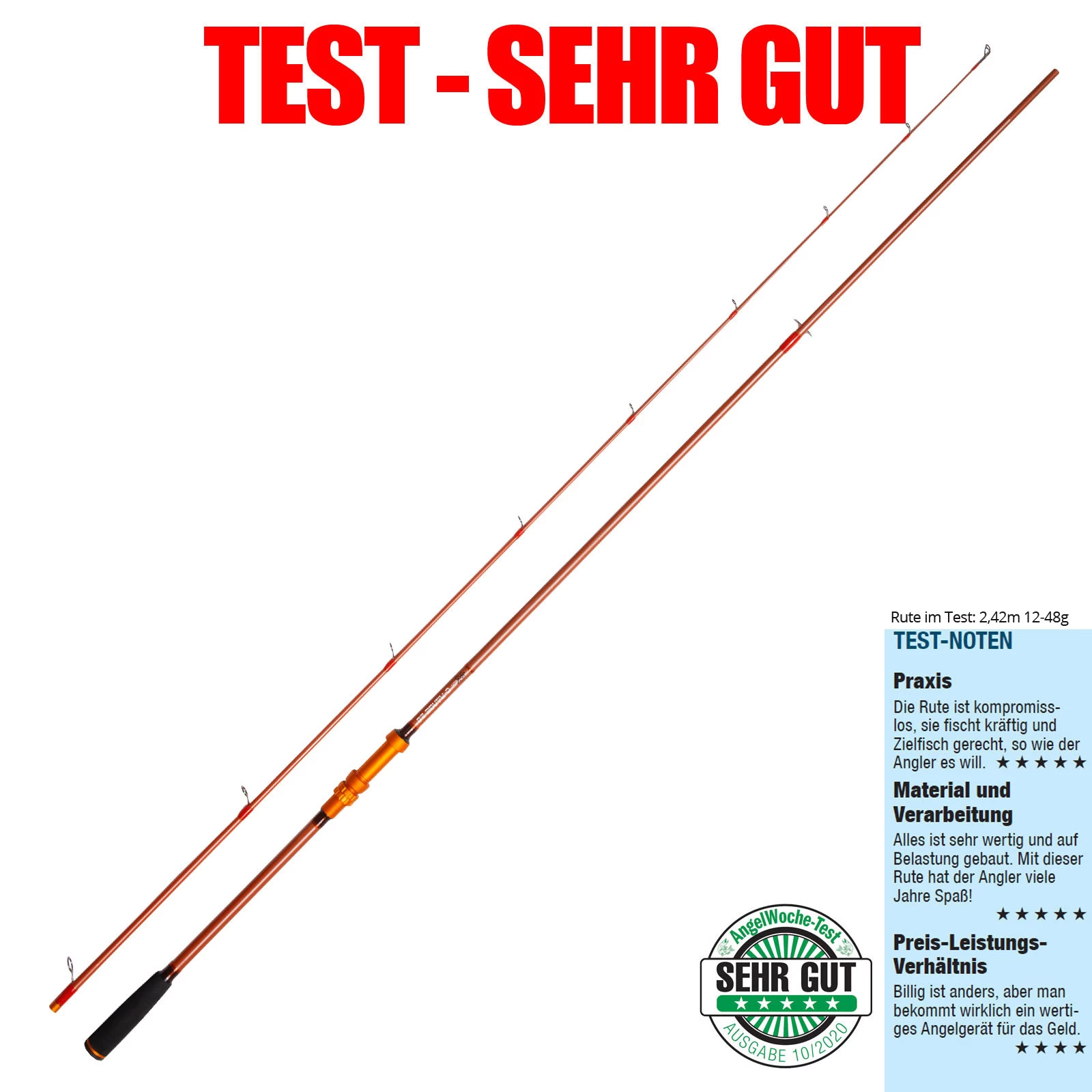 Jackson O-RANGE 2.0 Spinnrute 3 Jackson O-RANGE 2.0 Spinnrute