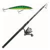 Jenzi Hechtrute + Angelrolle + Schnur + Wobbler Top Hecht-Angeln Combo Angelset -Sportfischen jenzi hechtrute angelrolle schnur wobbler top hecht angeln combo angelset
