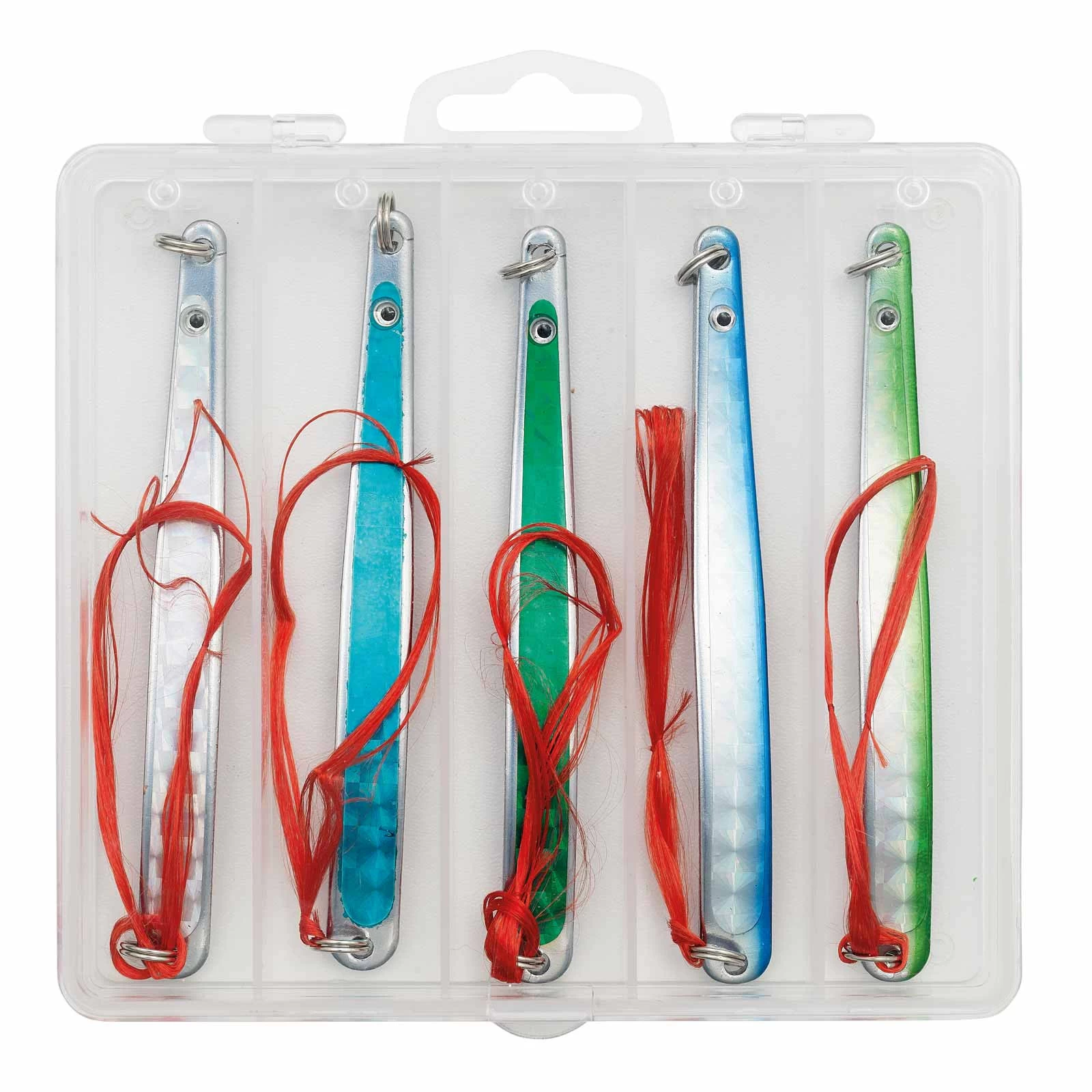 Kinetic Belone Flash Silky Hornhecht-Blinker Angelset - 5 Hornhecht 20g Mit Box 3 Kinetic Belone Flash Silky Hornhecht-Blinker Angelset - 5 Hornhecht 20g Mit Box