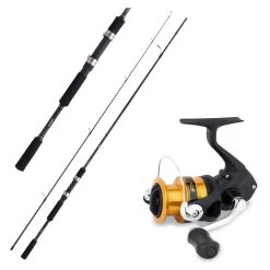 Shimano Rolle FX4000 & FX Rute 2,70m Zander & Hecht Combo Angelset