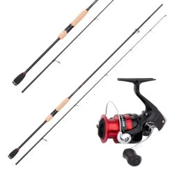 Shimano Rolle Sienna & Jackson Rute 2,10m 5-20g Forelle Barsch Angelset Combo