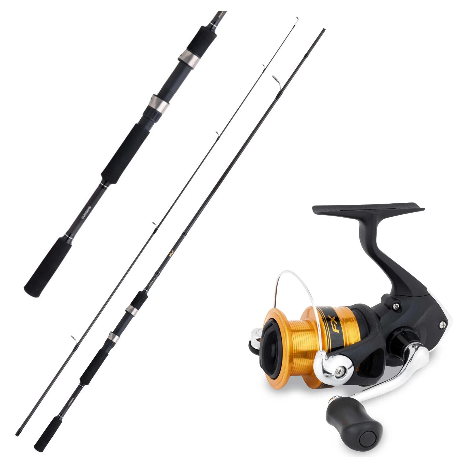 Shimano Shimano Rolle FX1000 & FX Rute 2,10m Forellen Combo Komplett Angelset 3 Shimano Shimano Rolle FX1000 & FX Rute 2,10m Forellen Combo Komplett Angelset