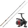 Spro 2,40m Rute & Rolle & Schnur Allround Angelset Raubfisch & Friedfisch Combo -Sportfischen spro 2 40m rute rolle schnur allround angelset raubfisch friedfisch combo