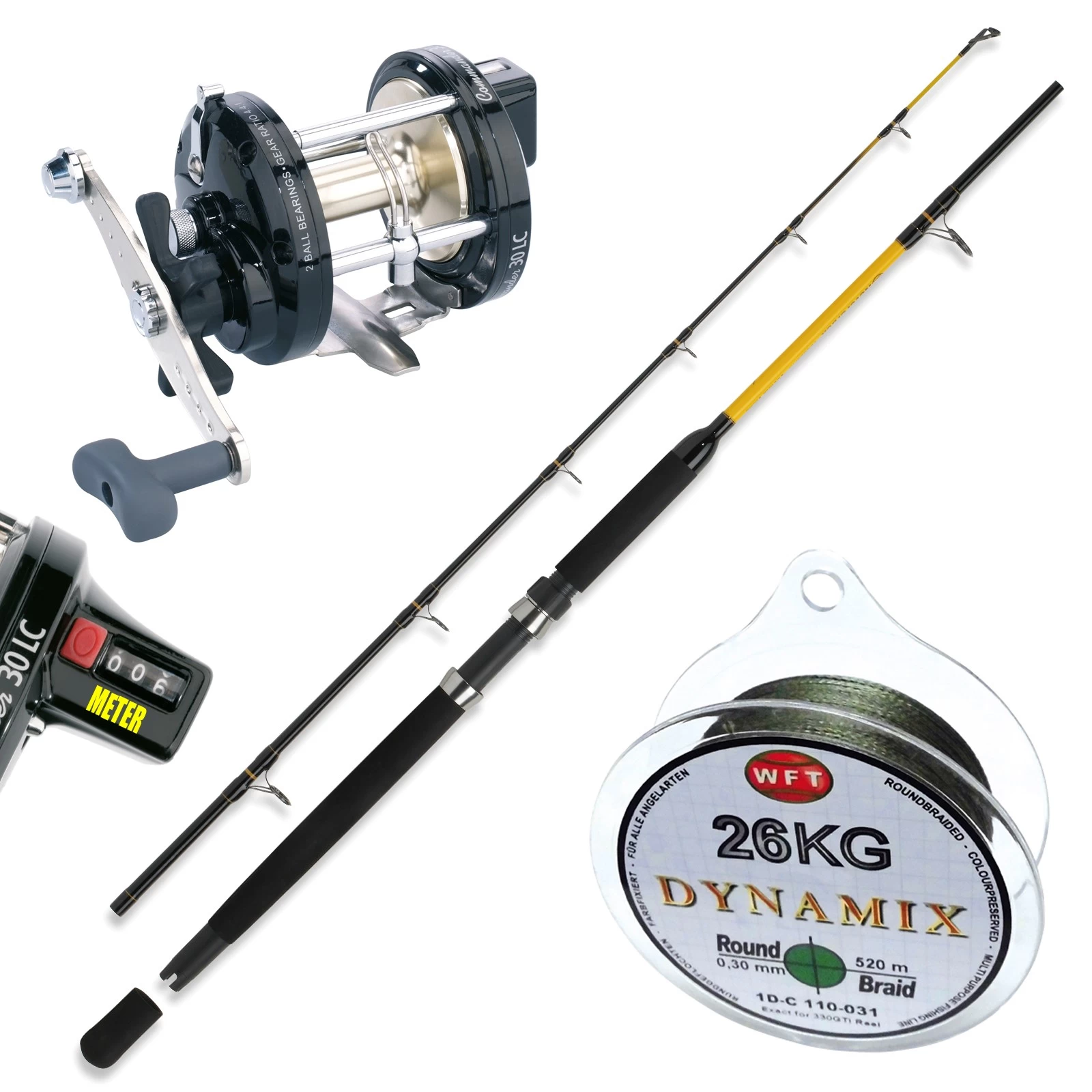 WFT Penn Norwegen Combo 8 Meeresangeln Angelset 3 WFT Penn Norwegen Combo 8 Meeresangeln Angelset